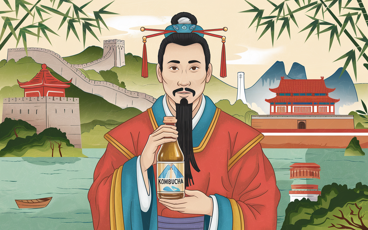 Kombucha illustration